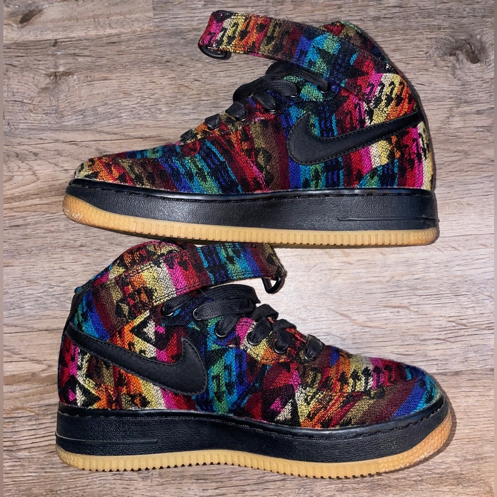 RARE Nike Pendleton High Top Air Force 1s